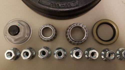 99-865-58HD-G-KIT Hybrid Hub Drum, 7000#, 8 x 6.5, AM, 5/8" Stud, With Bearings, Cap, and GREASE SEAL (Comparable to Lippert Hybrid L347627) (99-865-58HD-G-KIT)