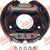 AL-KO Hydraulic 10K 12K Hydraulic Brake Backing Plate 12.25 X 3.5 Hayes 5 Bolt (K23-524-00)