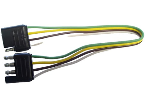 12" 4 Flat Truck Trailer Extension Cord