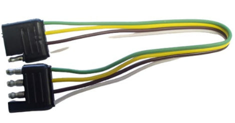 12" 4 Flat Truck Trailer Extension Cord
