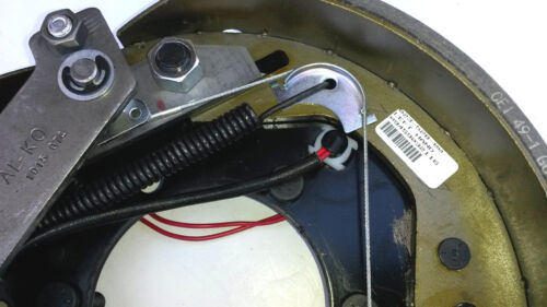 AL-KO 10K Left 12-1/4"x3-1/2 Backing Plate Brake K568255.2 ALKO Trailer Electric (023-528-00)