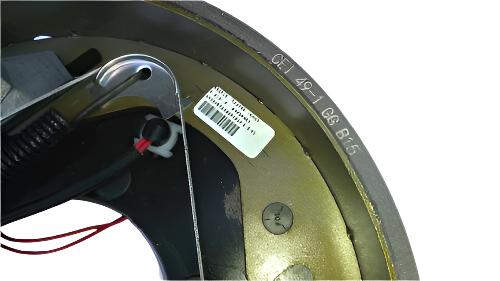 AL-KO 10K Left 12-1/4"x3-1/2 Backing Plate Brake K568255.2 ALKO Trailer Electric (023-528-00)