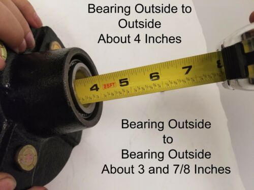ONE Axle stub end 2000# 4 x 4 Hub Axel Kit with Square Spindles Side car Trailer (BYOAK-BT8-H440-SQ-ONE)