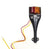 Left Kaper II LED Amber/Red Fender Light w/Wire Guard 2 Wire 2 Diode Trailer (L04-0040L)