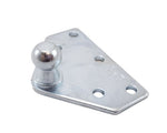 2X Flat Strut Mount Bracket 13MM Ball Gas Spring Prop Rod Camper RV Truck (LPB1313-2)