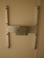 Aluminum H-Mount Spare Tire Carrier – 5×4.5 Bolt Pattern, 24″ Stud Spacing Trailer Mount (STC-AH-24-KIT)